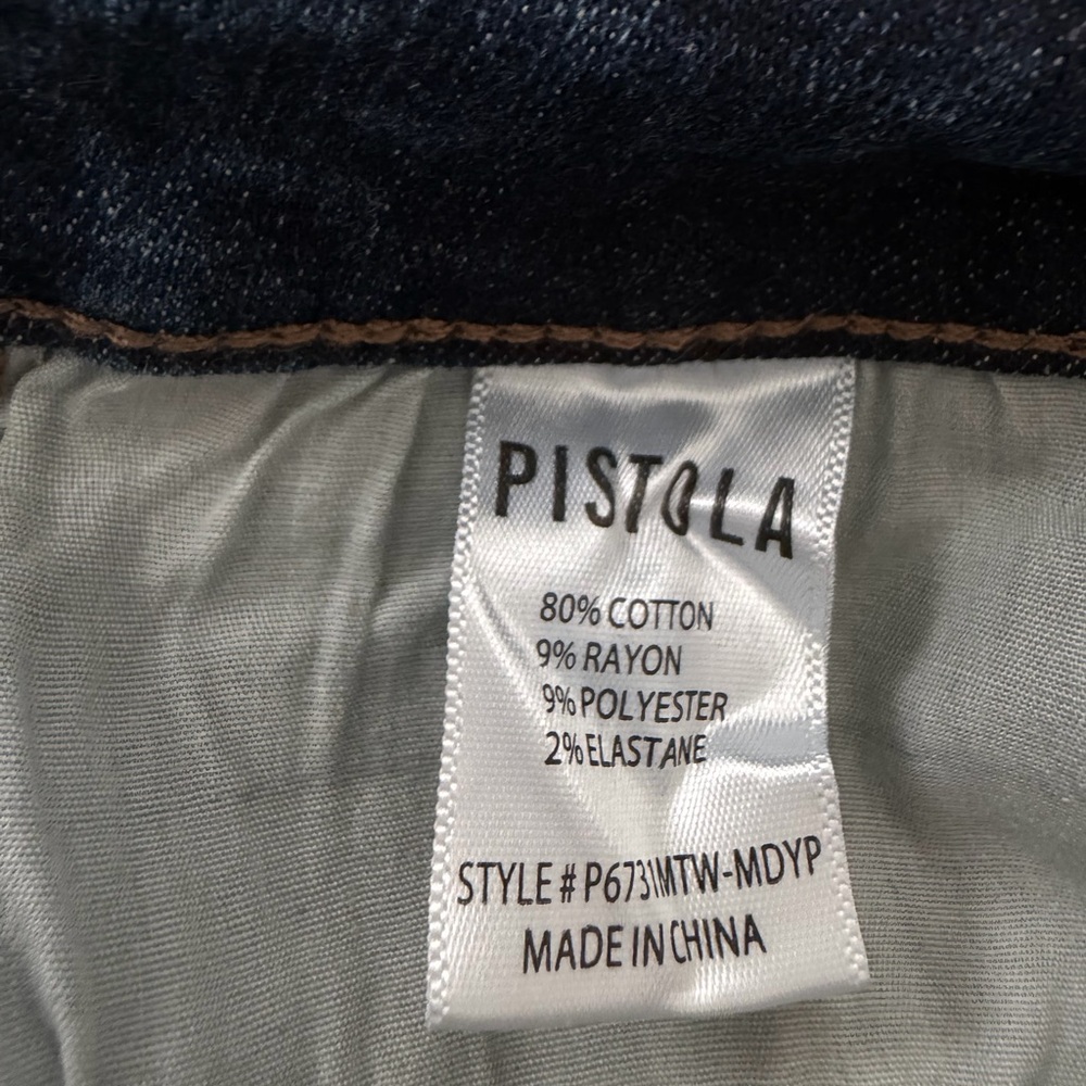 Pistola Dark Blue Women's Jeans - Picture 4 of 6